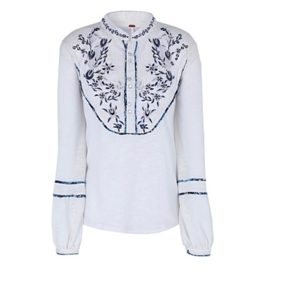Free People Tops - Free people Sundance kid Henley top